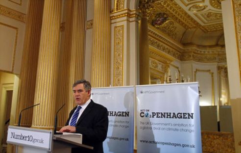 British Prime Minister, Gordon Brown