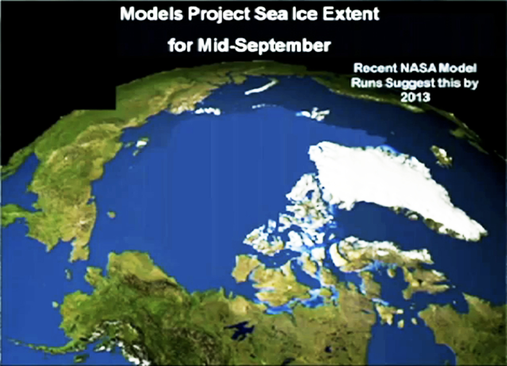 Models Project Sea Ice Extent for Mid-September - NASA