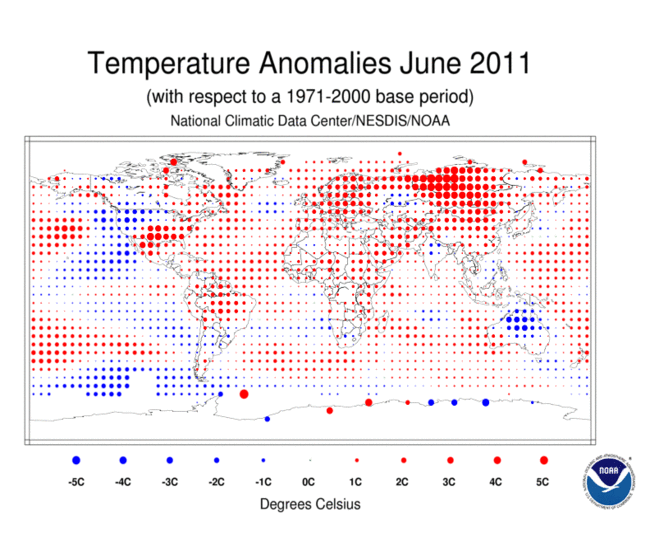 Temp Anomalies Jun 2011